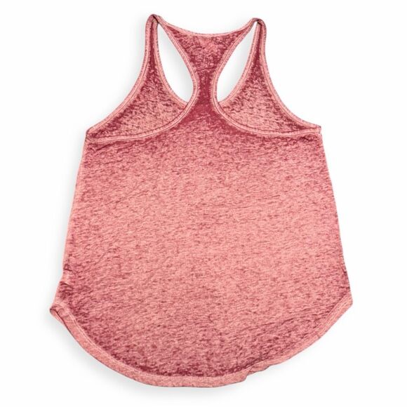 PINK VICTORIA’S SECRET Women’s Burnout Velvet Rose Racerback Sleep Tank Size Med - Picture 2 of 5